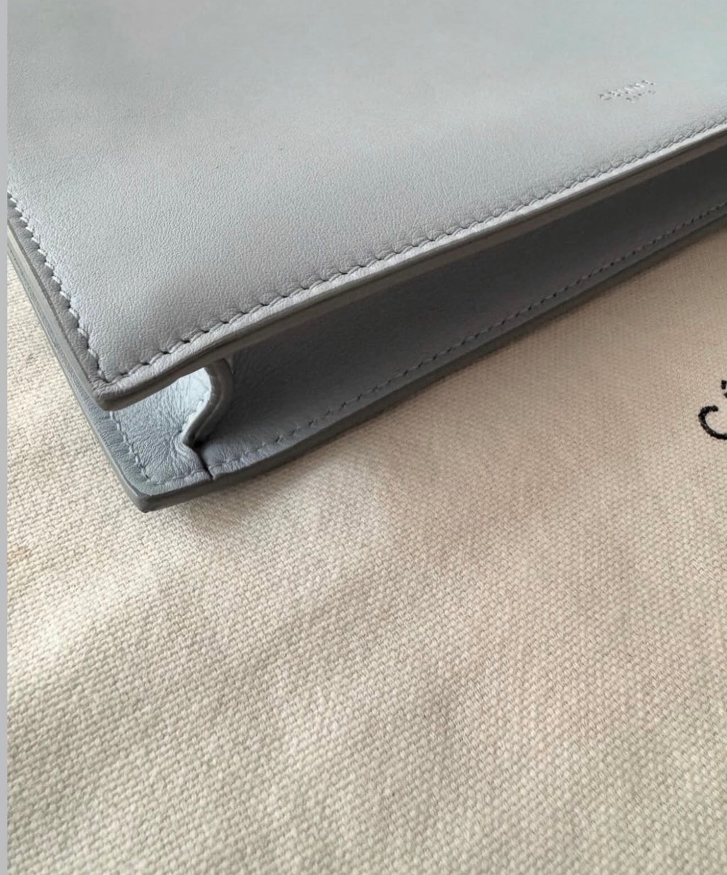 The Mini Clasp Bag in Light Blue