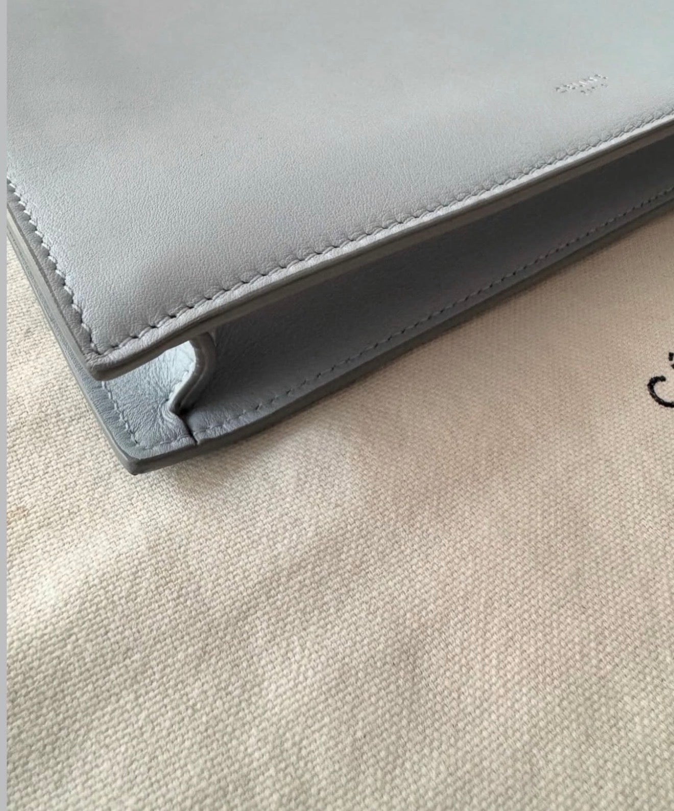 The Mini Clasp Bag in Light Blue