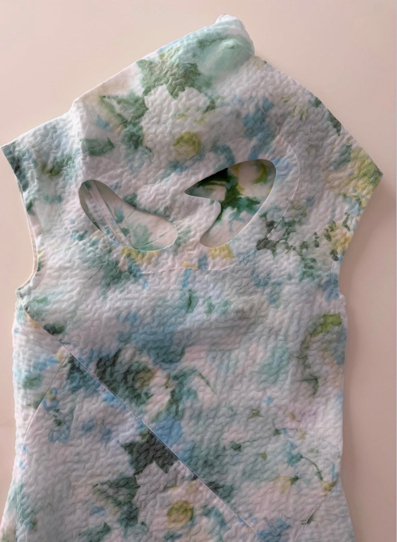 The Mint Frosty Water Colors Dress