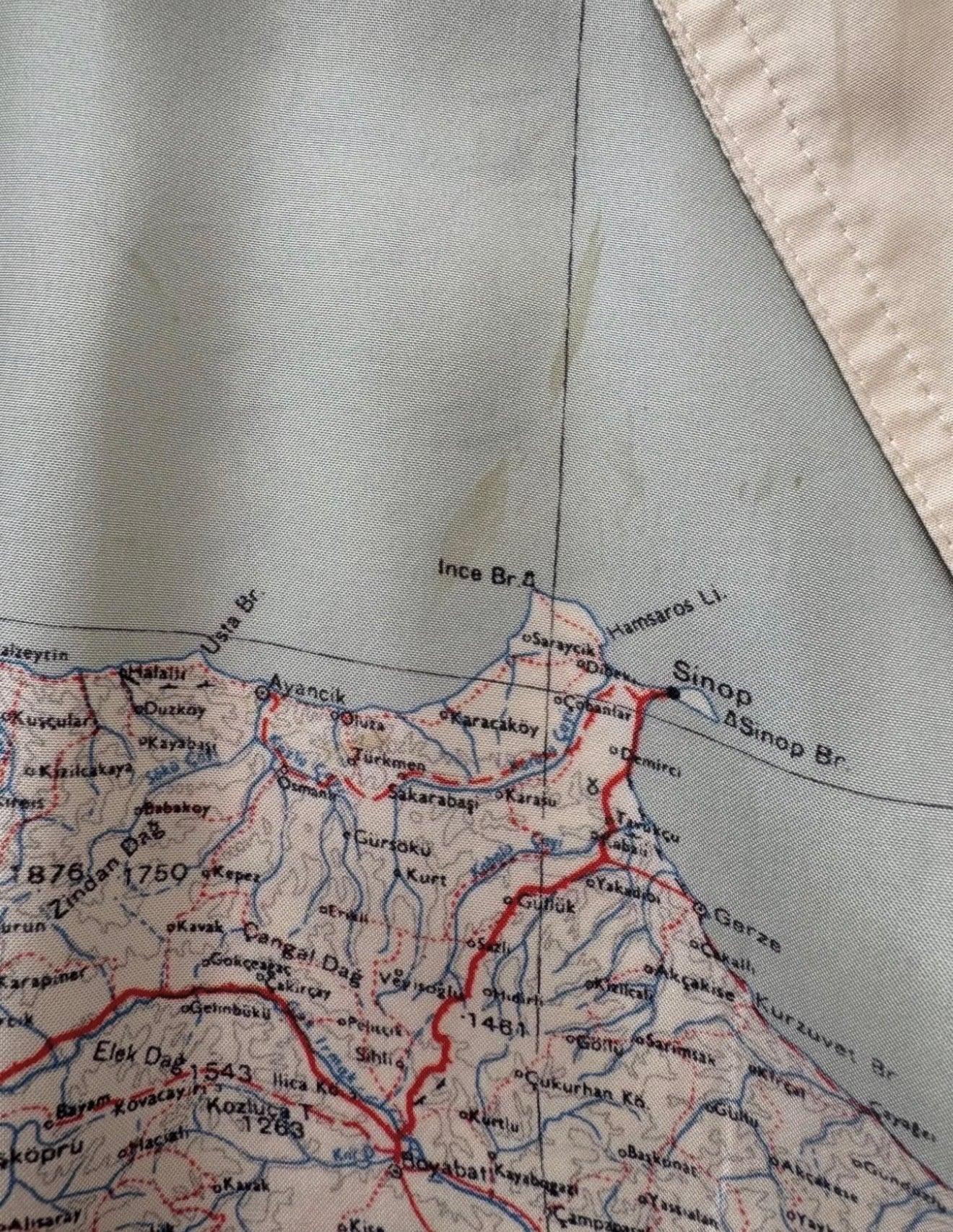 The Map Print Coat