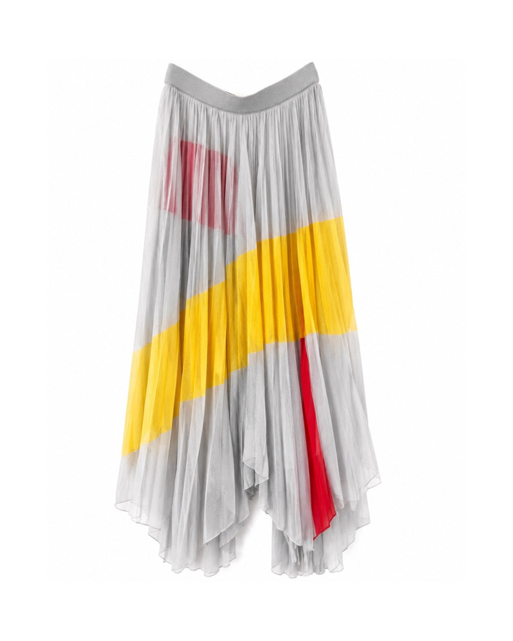 The Pleated Mesh Skirt