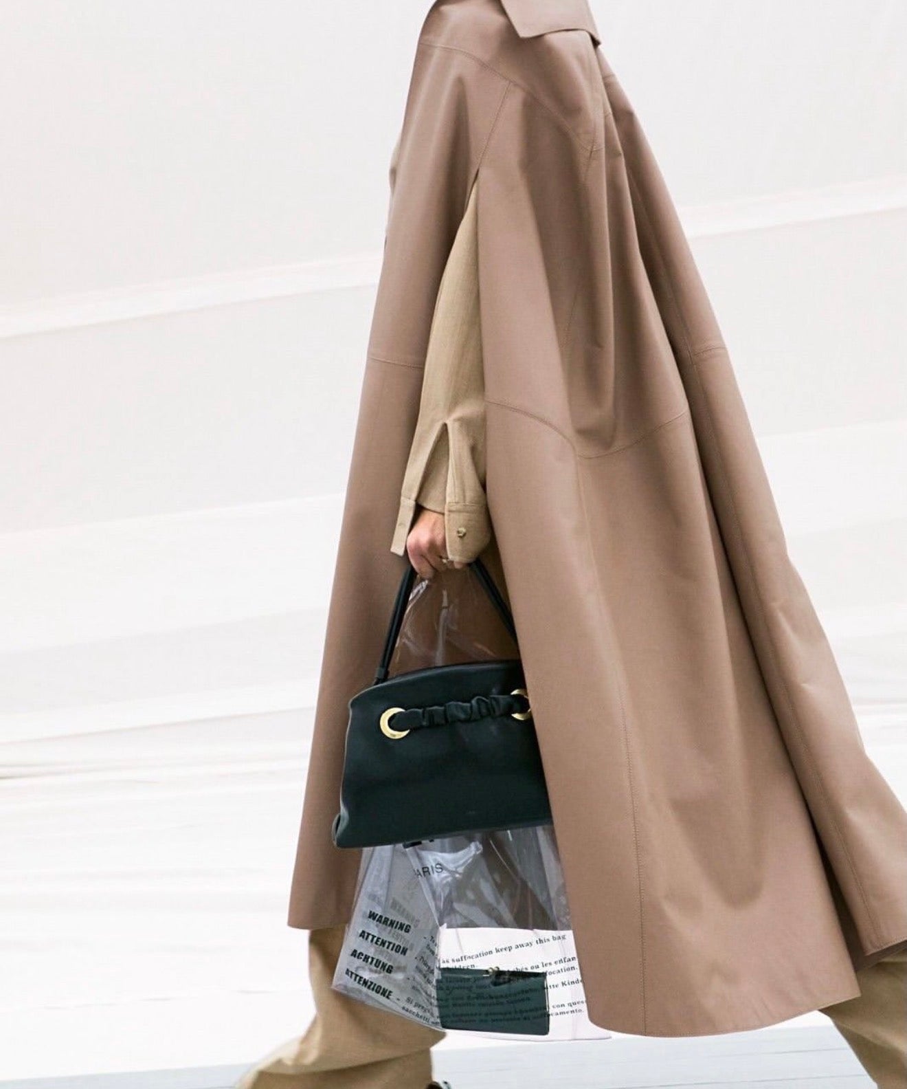 The Ad Campaign Leather Cape