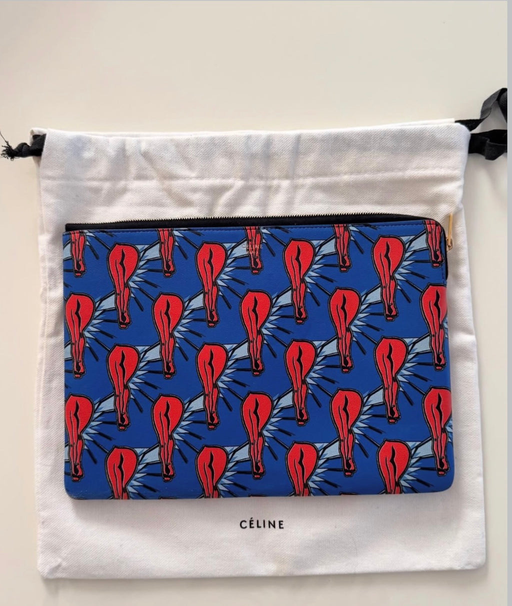The Artist "The Legs" Print Pouch Clutch