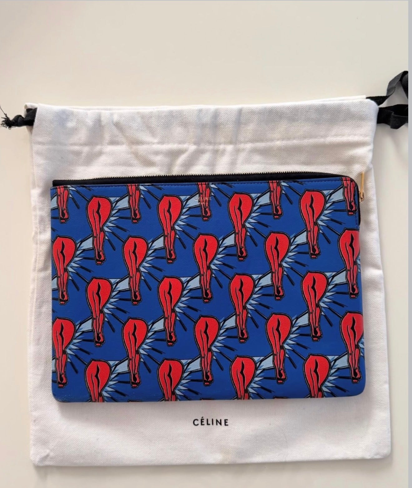The Artist "The Legs" Print Pouch Clutch