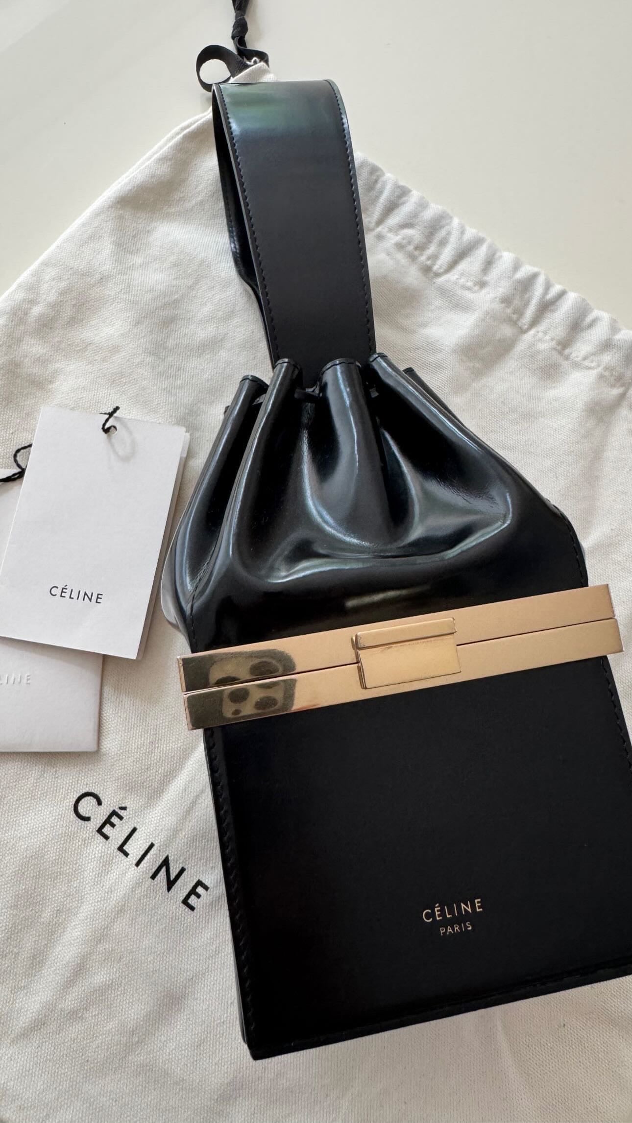 The Box Clasp Minaudiere Bag