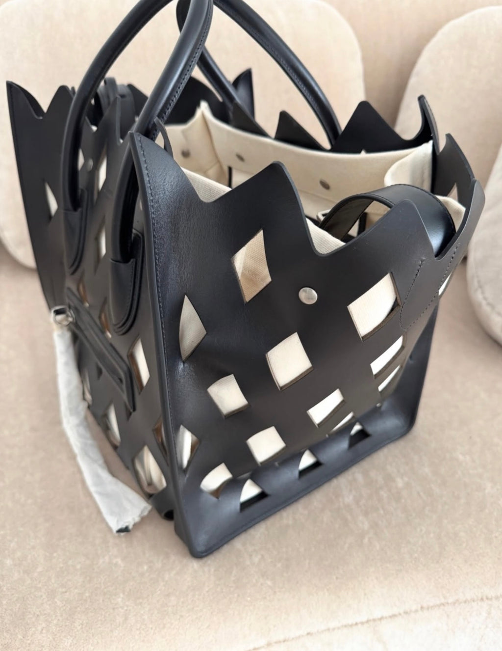 The Medium Cutout Phantom Luggage Tote