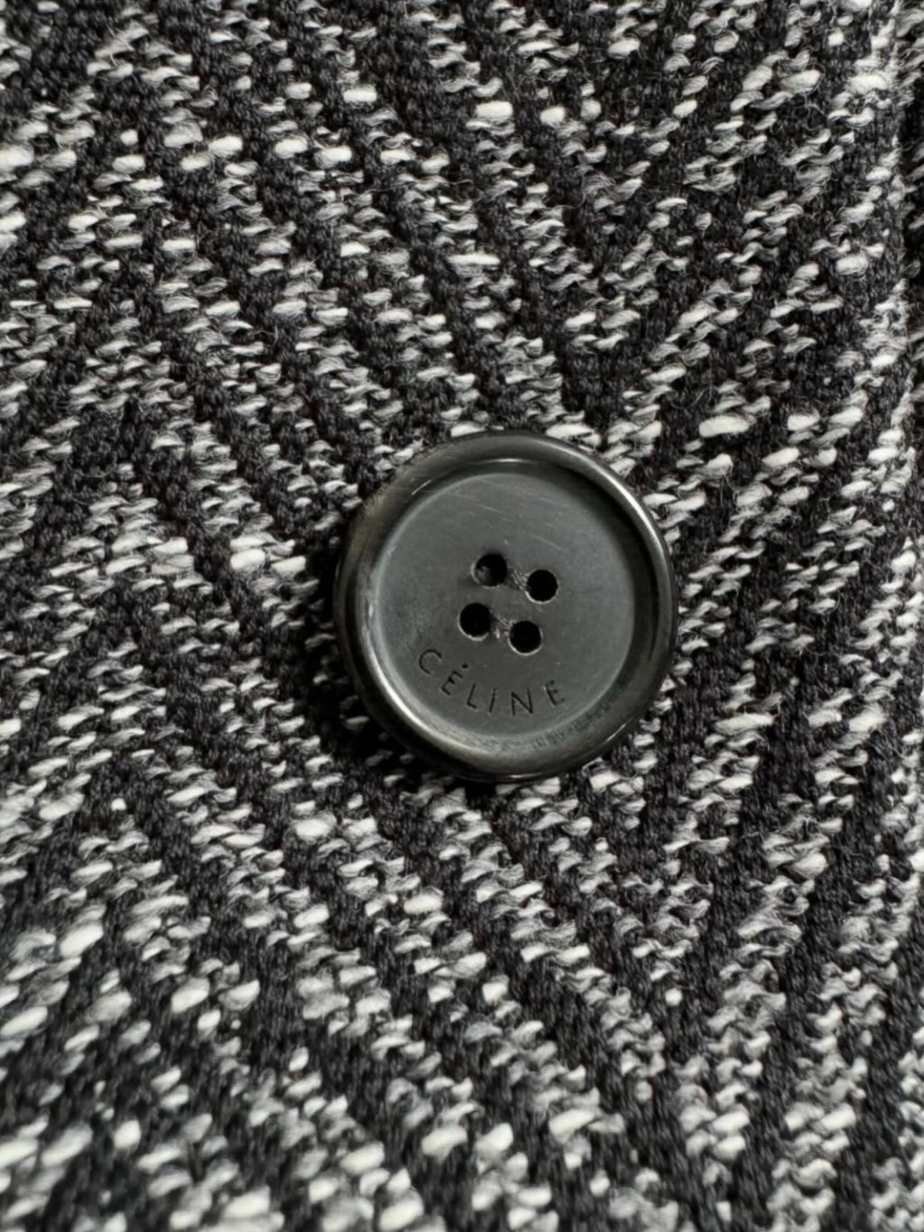 The Herringbone Wool Belted Coat