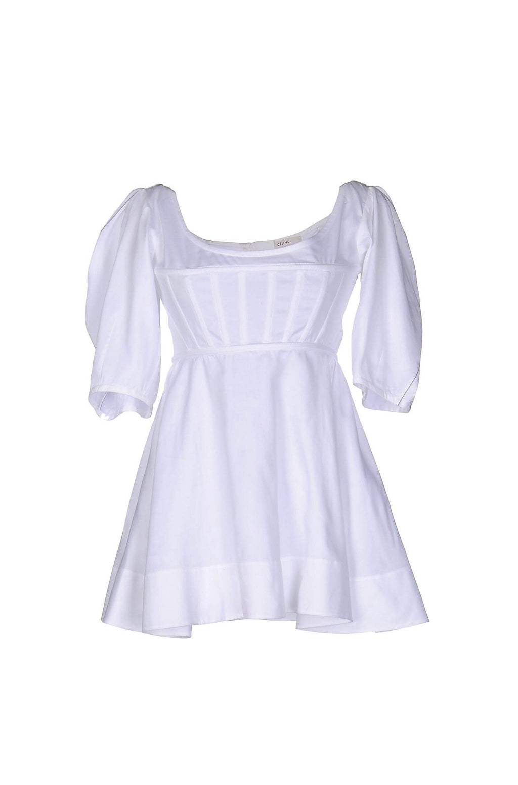 The White Corset Top Flatlay