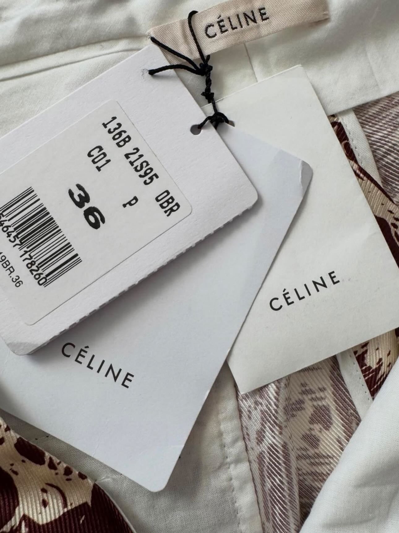 The Figure Printed Silk Pants