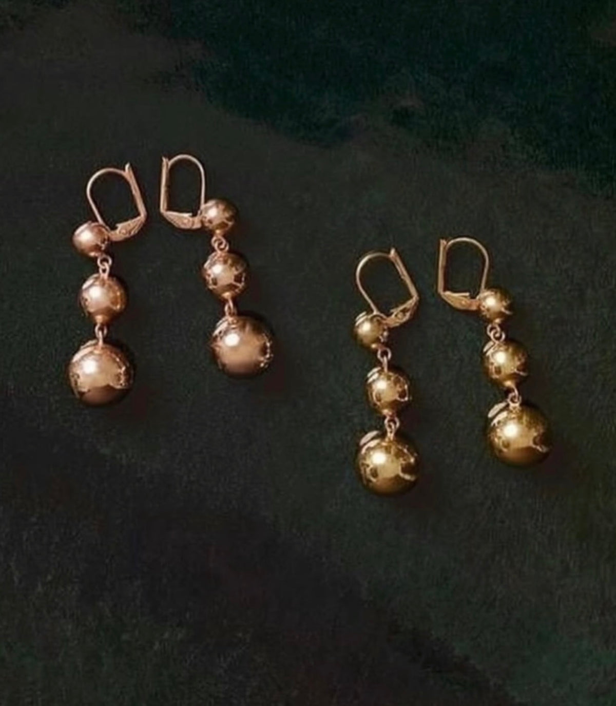 The Ad Campaign Gold Brass Earrings
