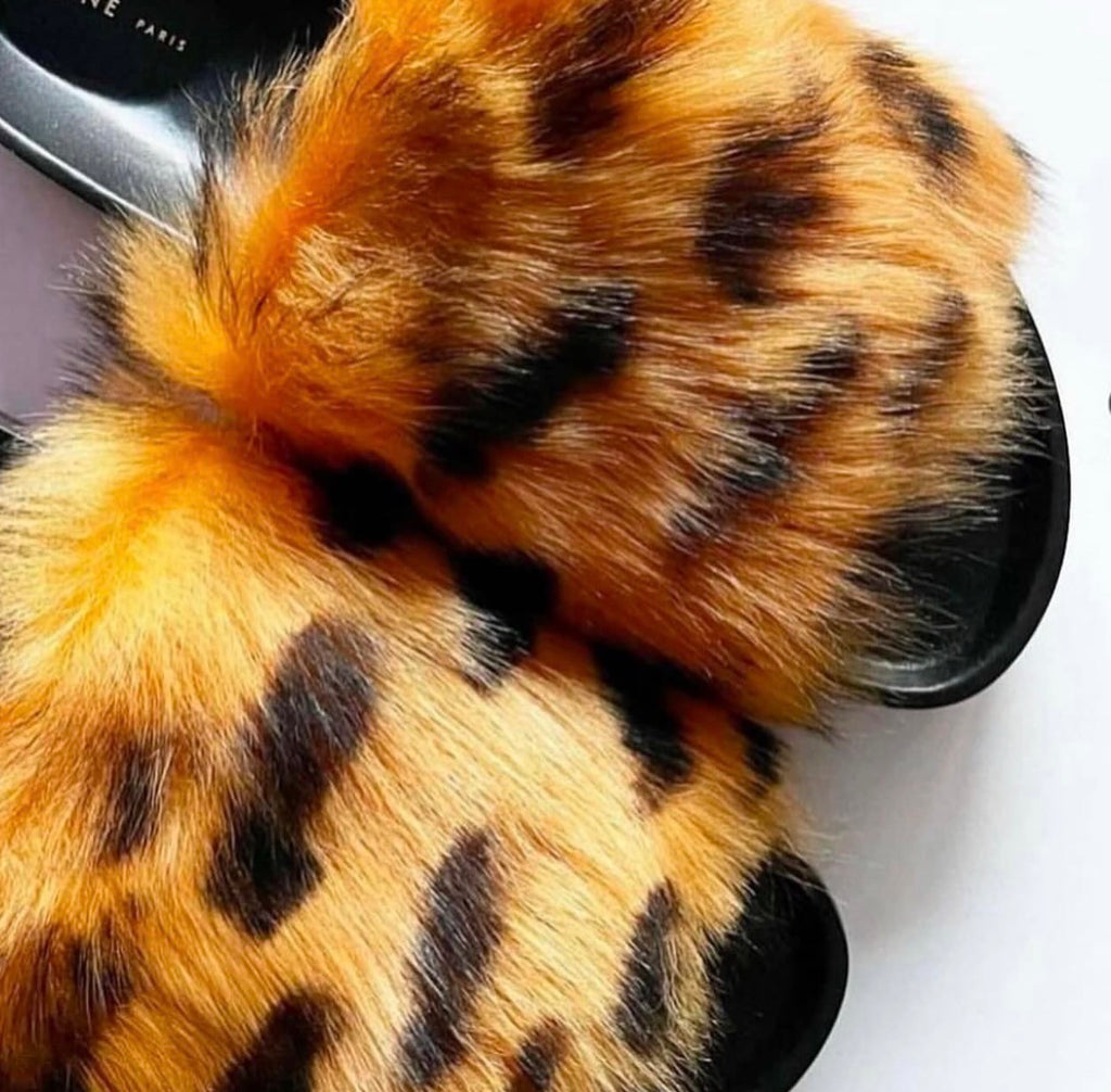 The Boxy Leopard Sandals