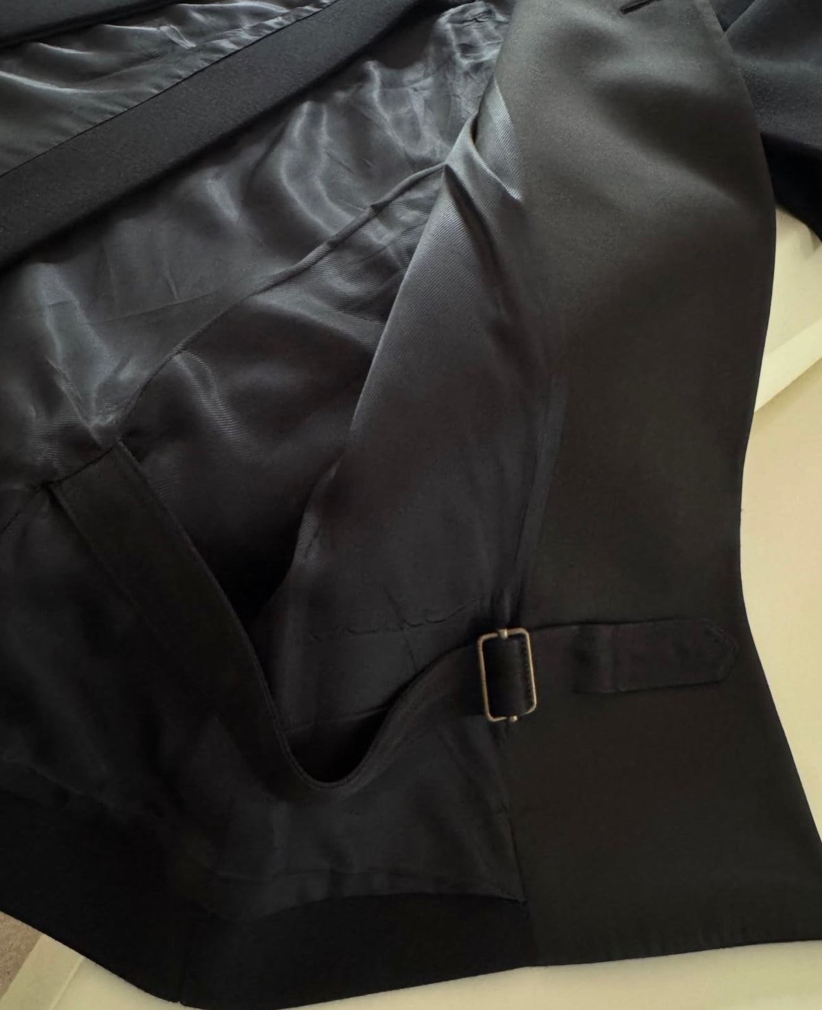 The Tuxedo Coat with Belted Detail