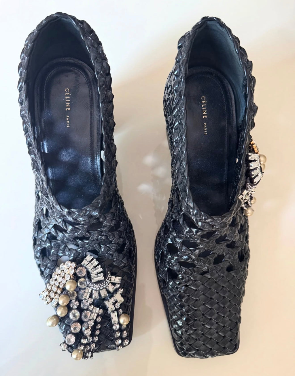 The Crystal & Pearls Jewel Pumps