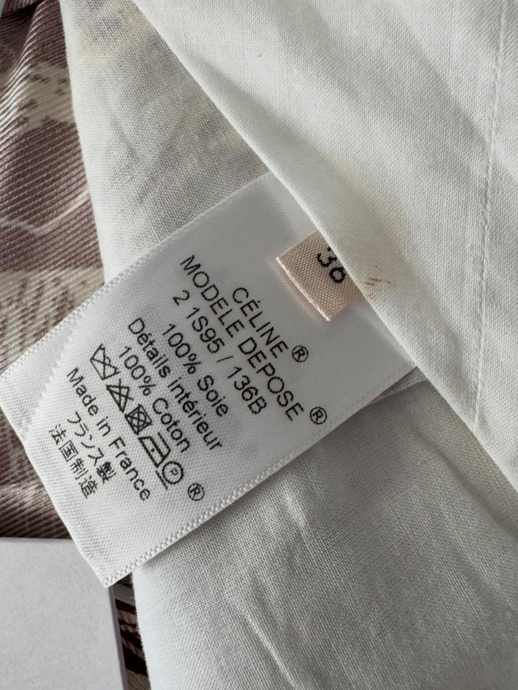 The Figure Printed Silk Pants