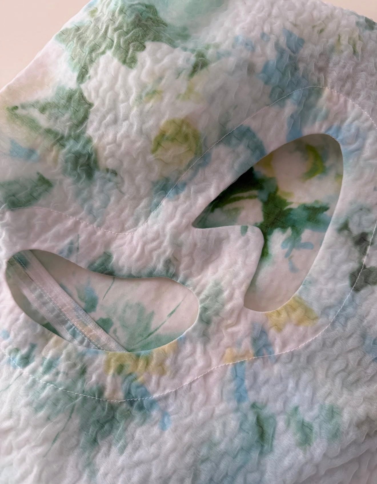 The Mint Frosty Water Colors Dress