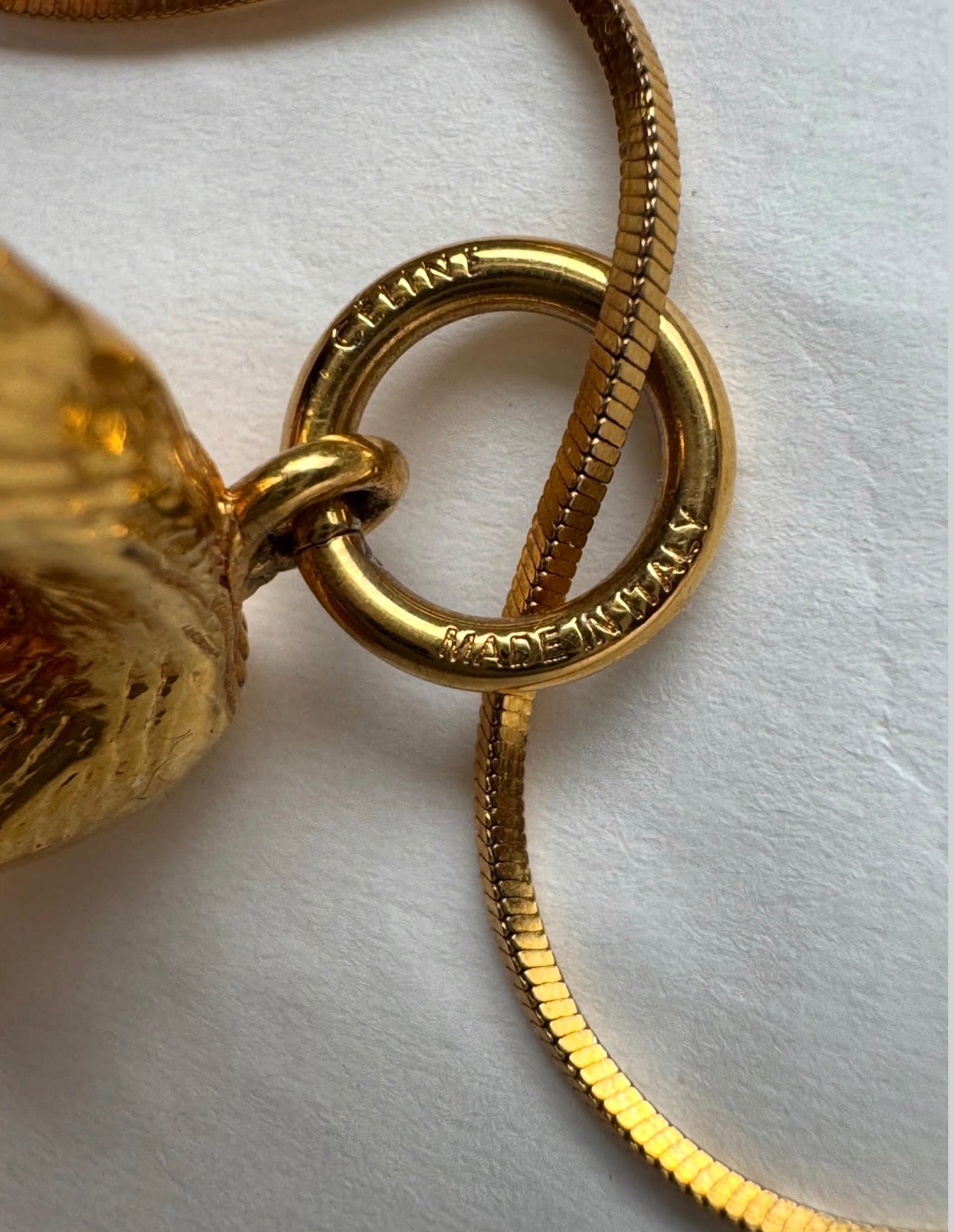 The Alphabet „S“ Brass Letter with Chain
