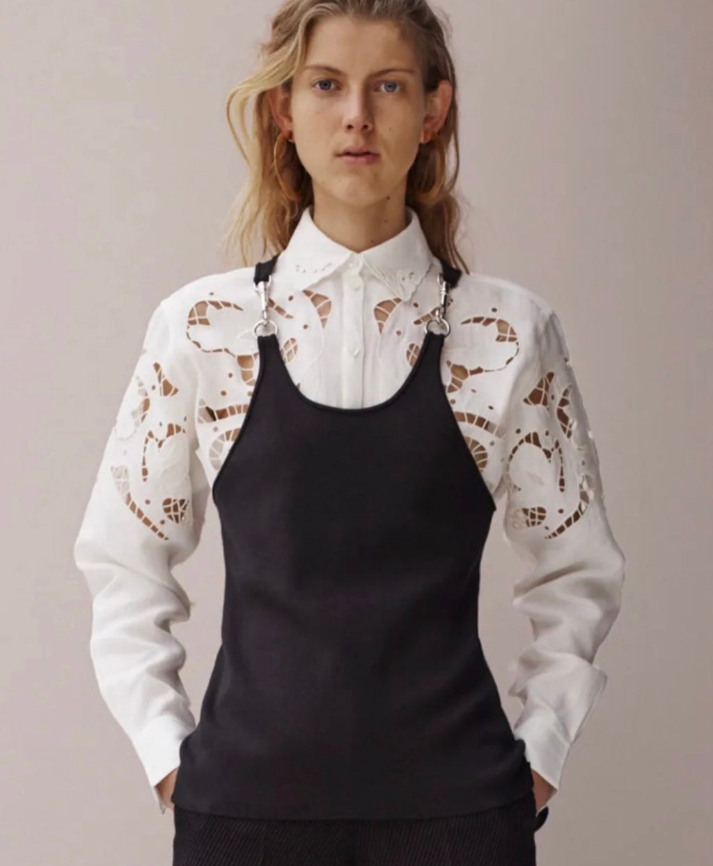 The White Embroidered Shirt