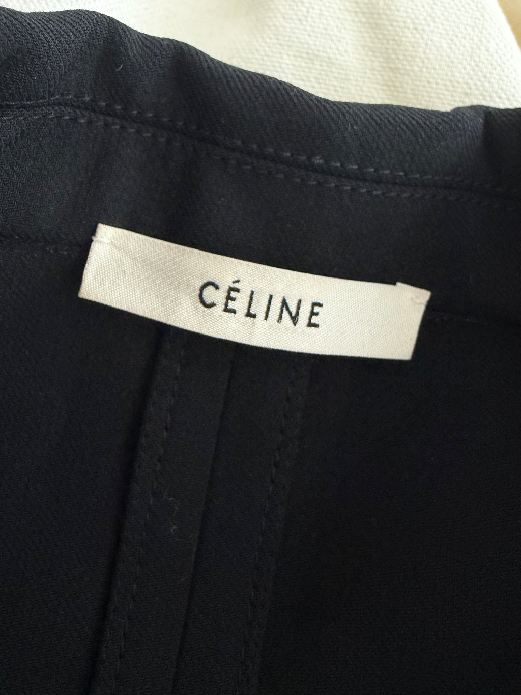 The Black Trench Coat with Lace Trim
