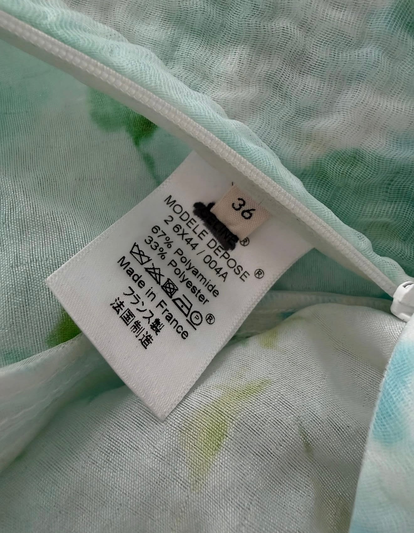 The Mint Frosty Water Colors Dress