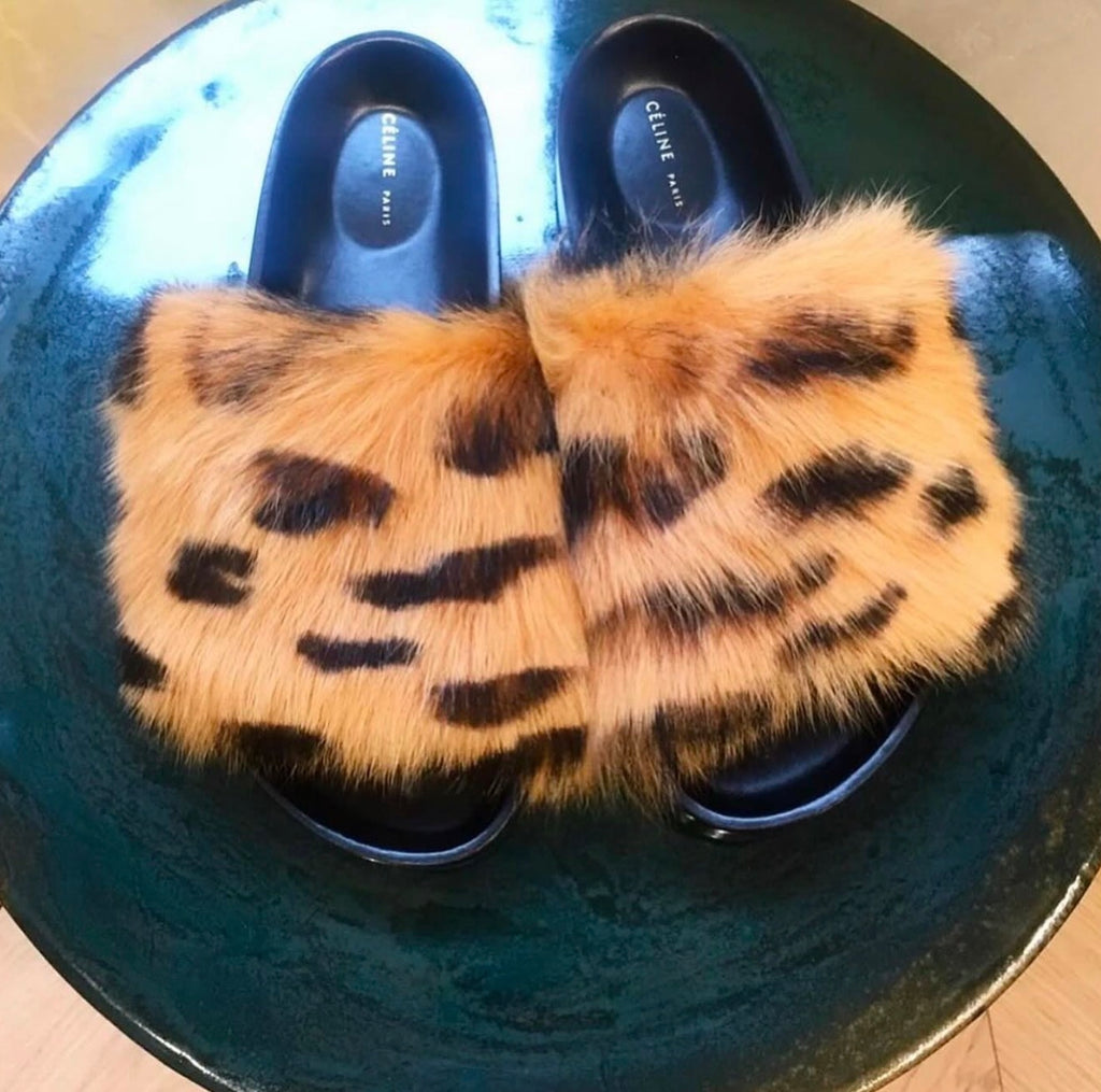 The Boxy Leopard Sandals