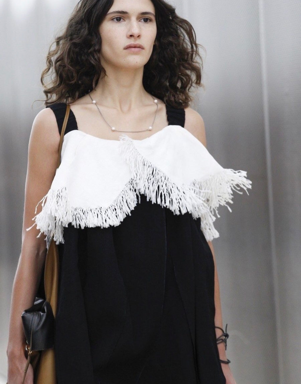 The Woven Collar Dress