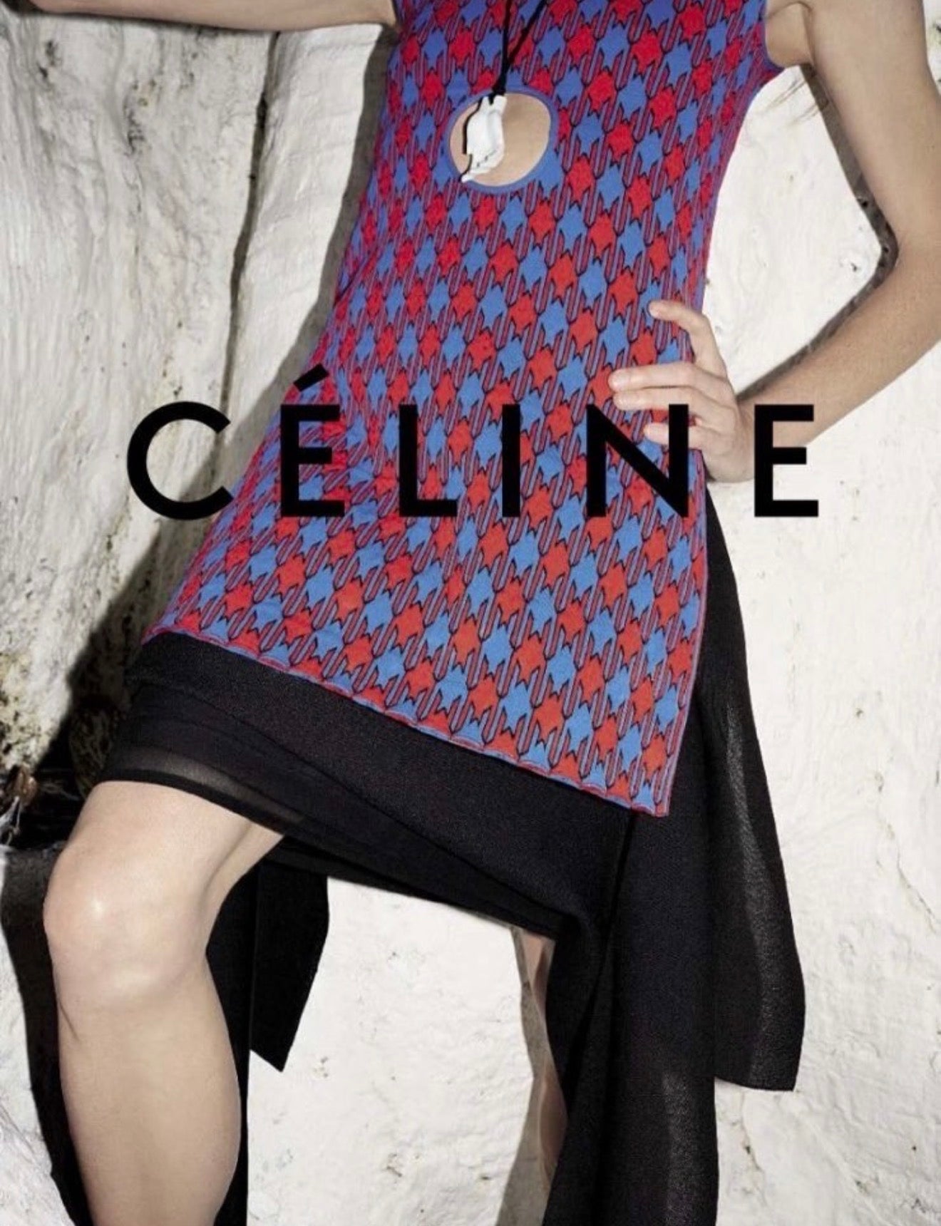 The Ad Campaign Two-Toned Top in Jacquard Knit