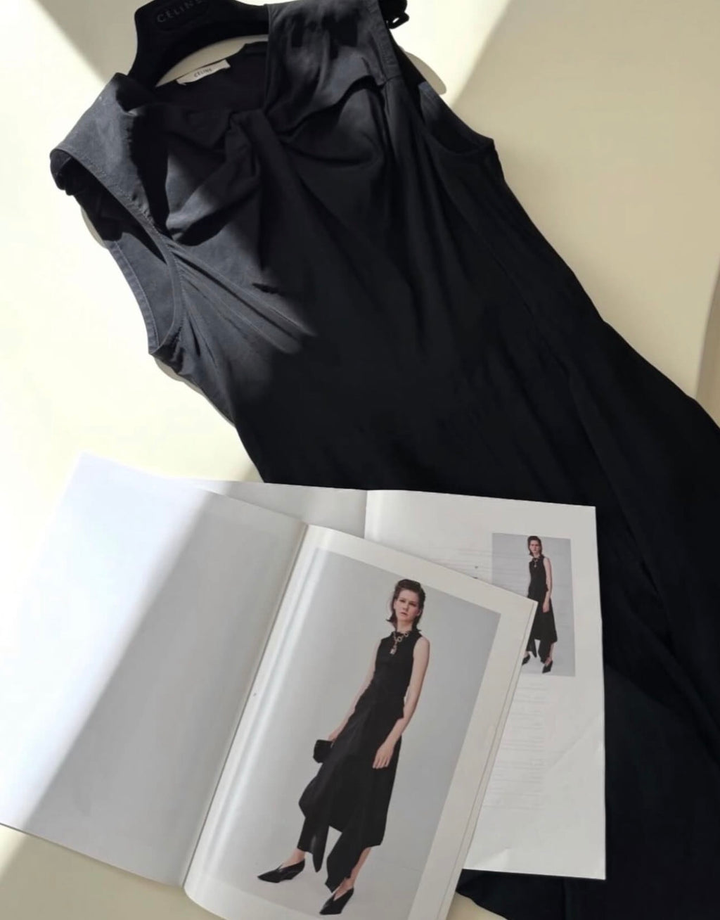 The Black Knotted Dress