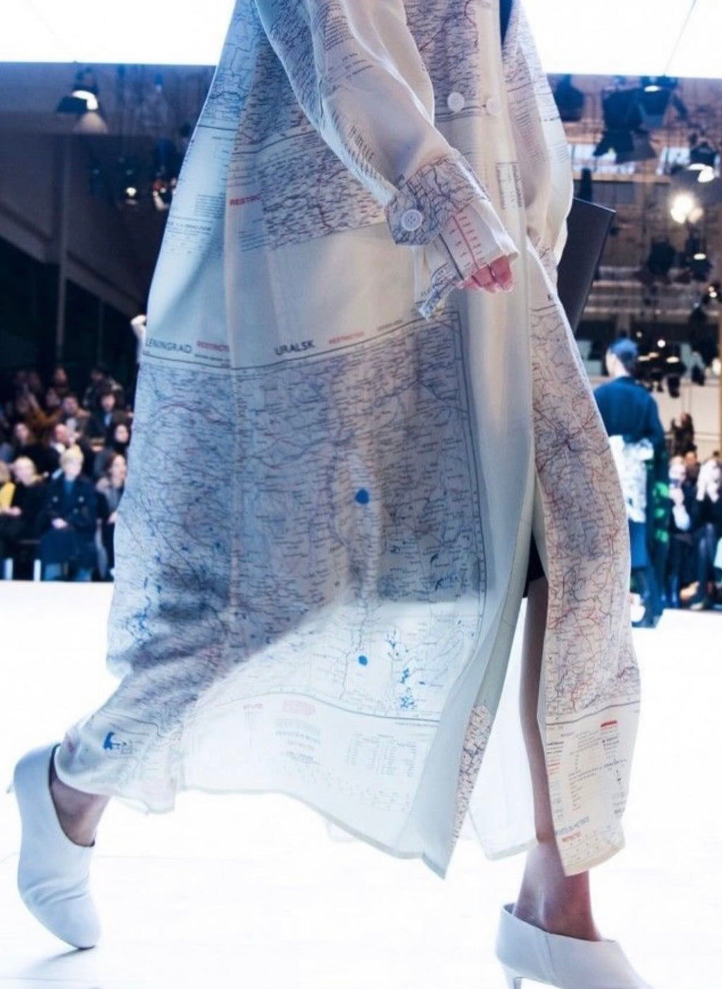 The Map Print Coat