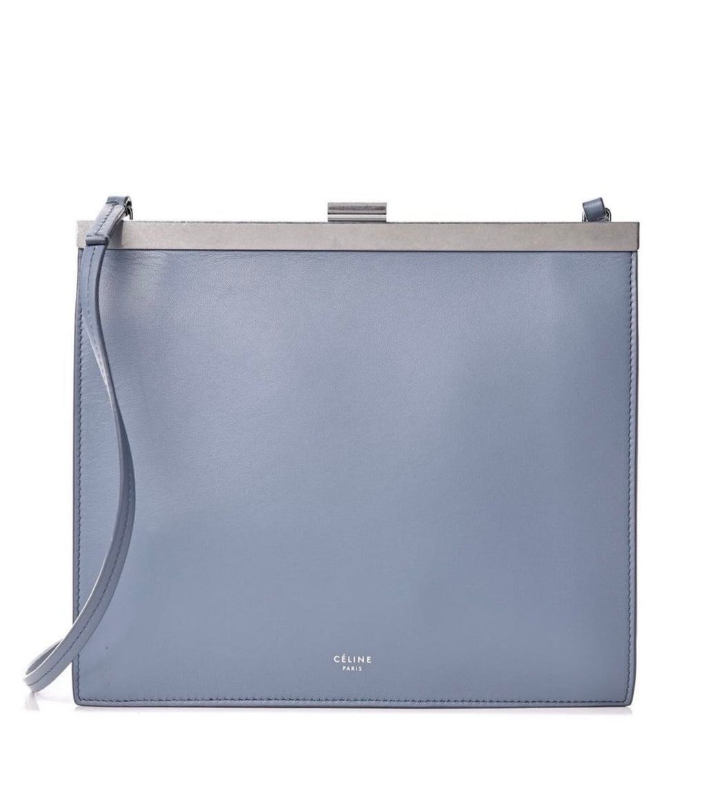 The Mini Clasp Bag in Light Blue