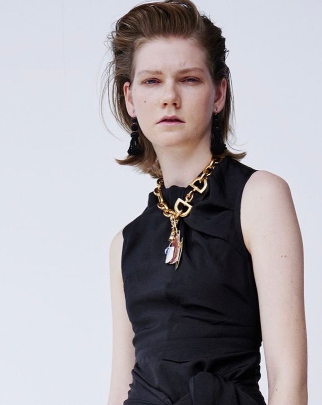 The Black Knotted Dress