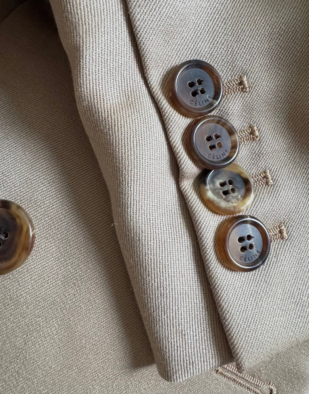 The Tailored Coat in Taupe Wool Garbadine