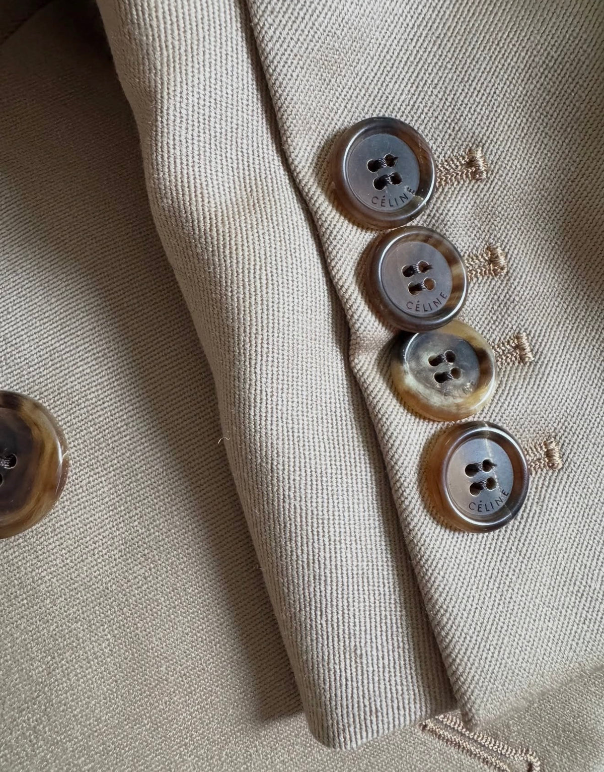 The Tailored Coat in Taupe Wool Garbadine