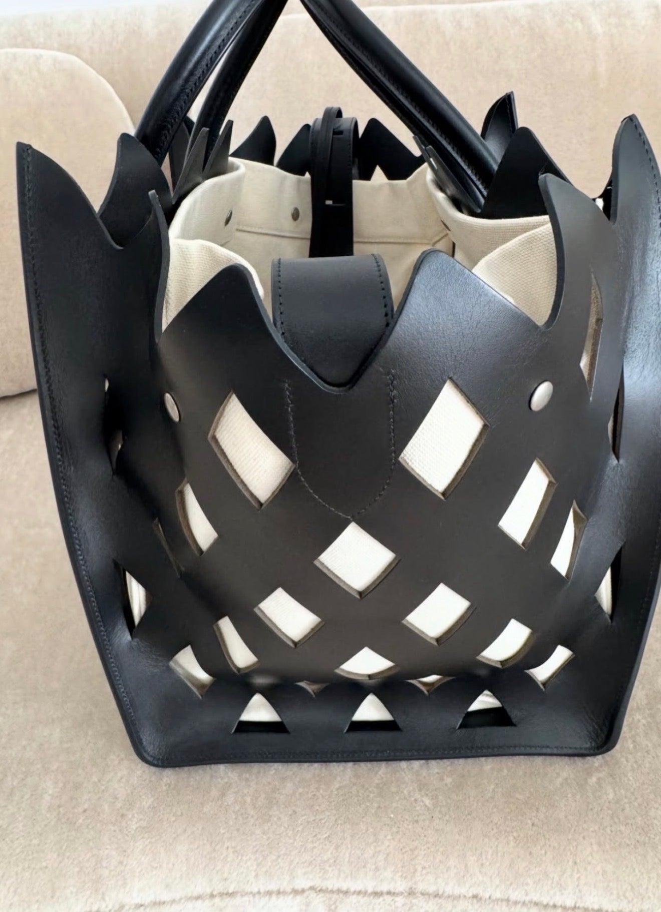 The Medium Cutout Phantom Luggage Tote
