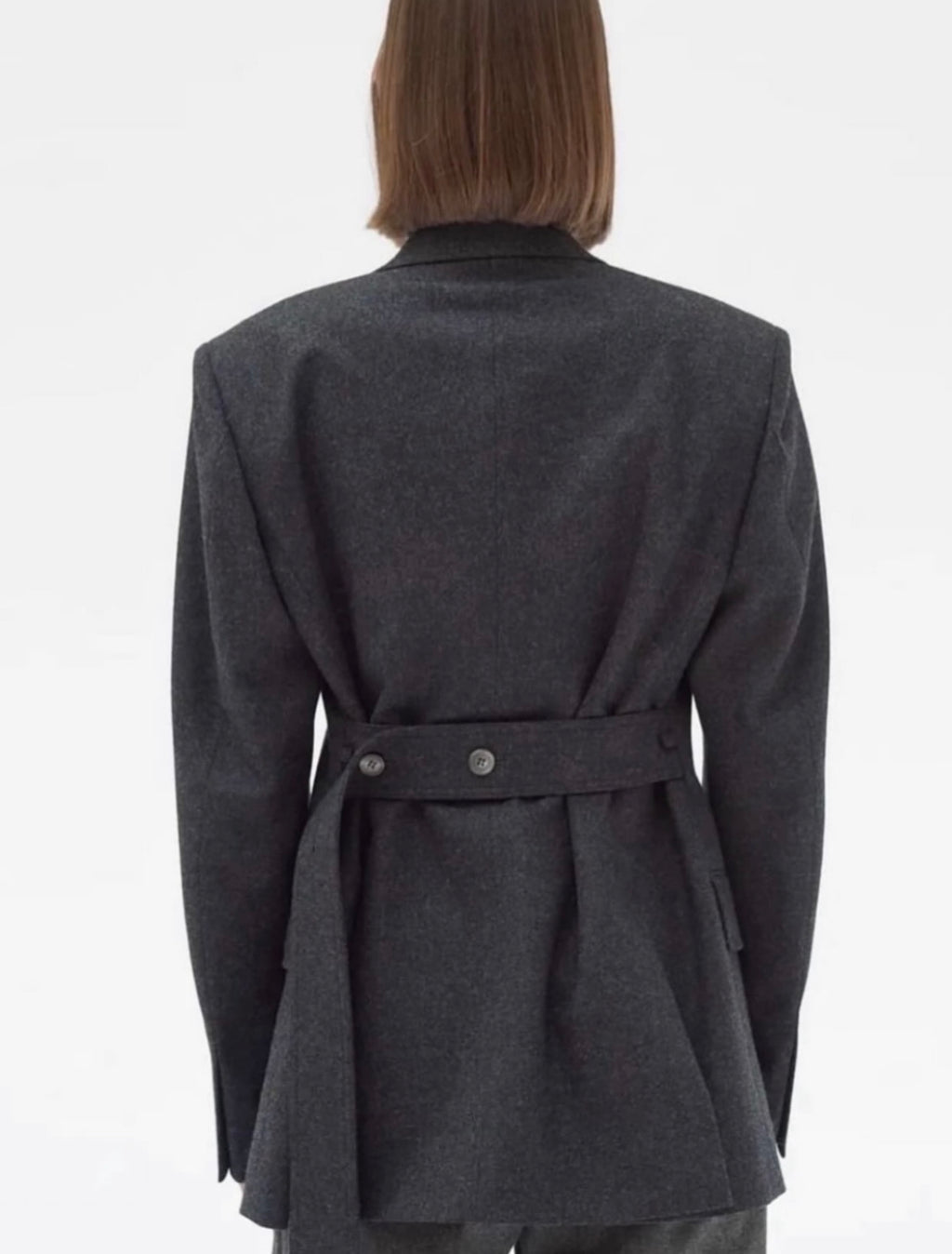 The Anthracite Belted Jacket