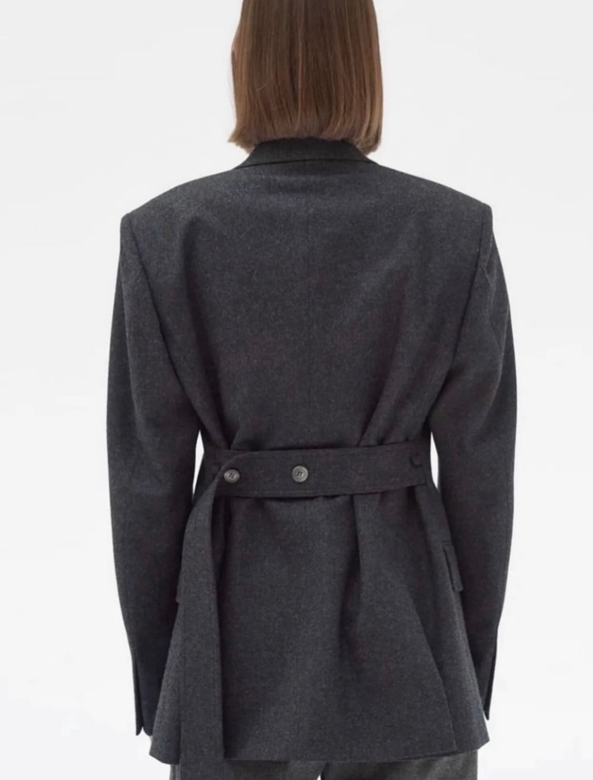 The Anthracite Belted Jacket