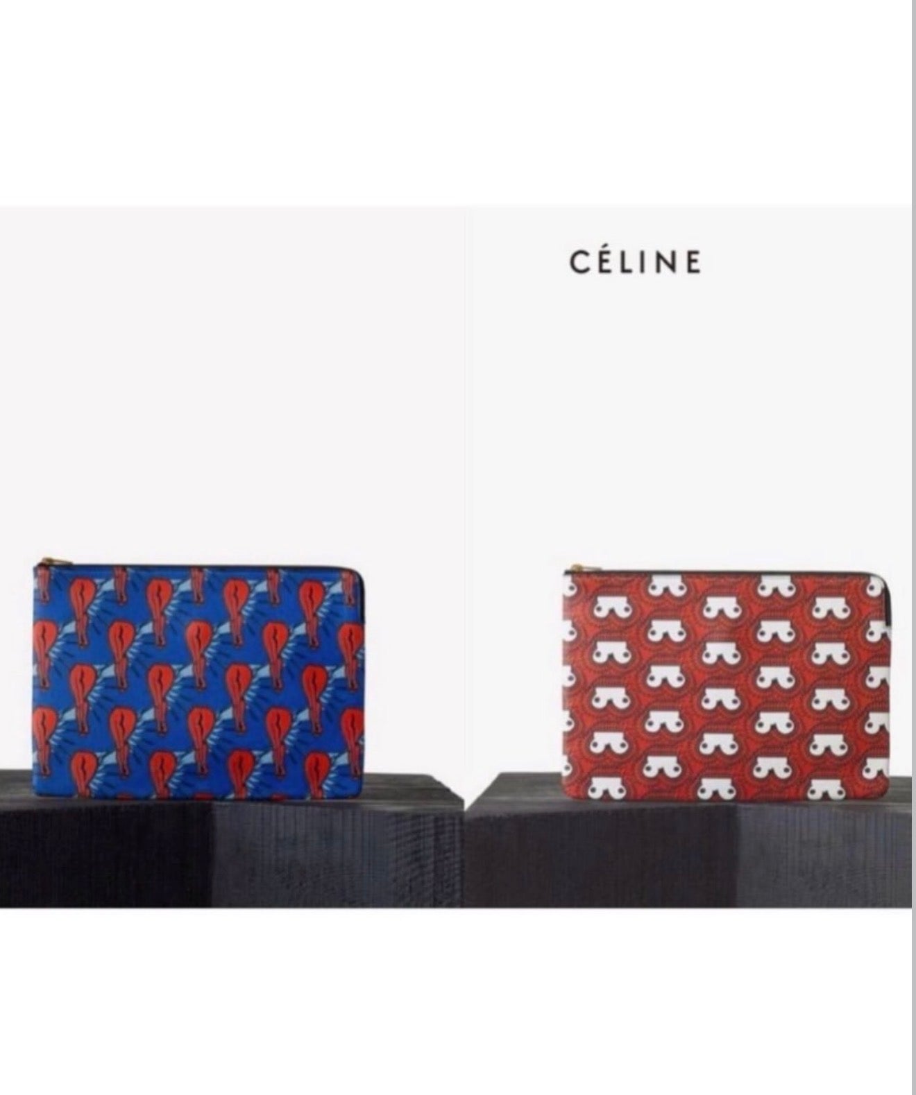 The Artist "The Legs" Print Pouch Clutch