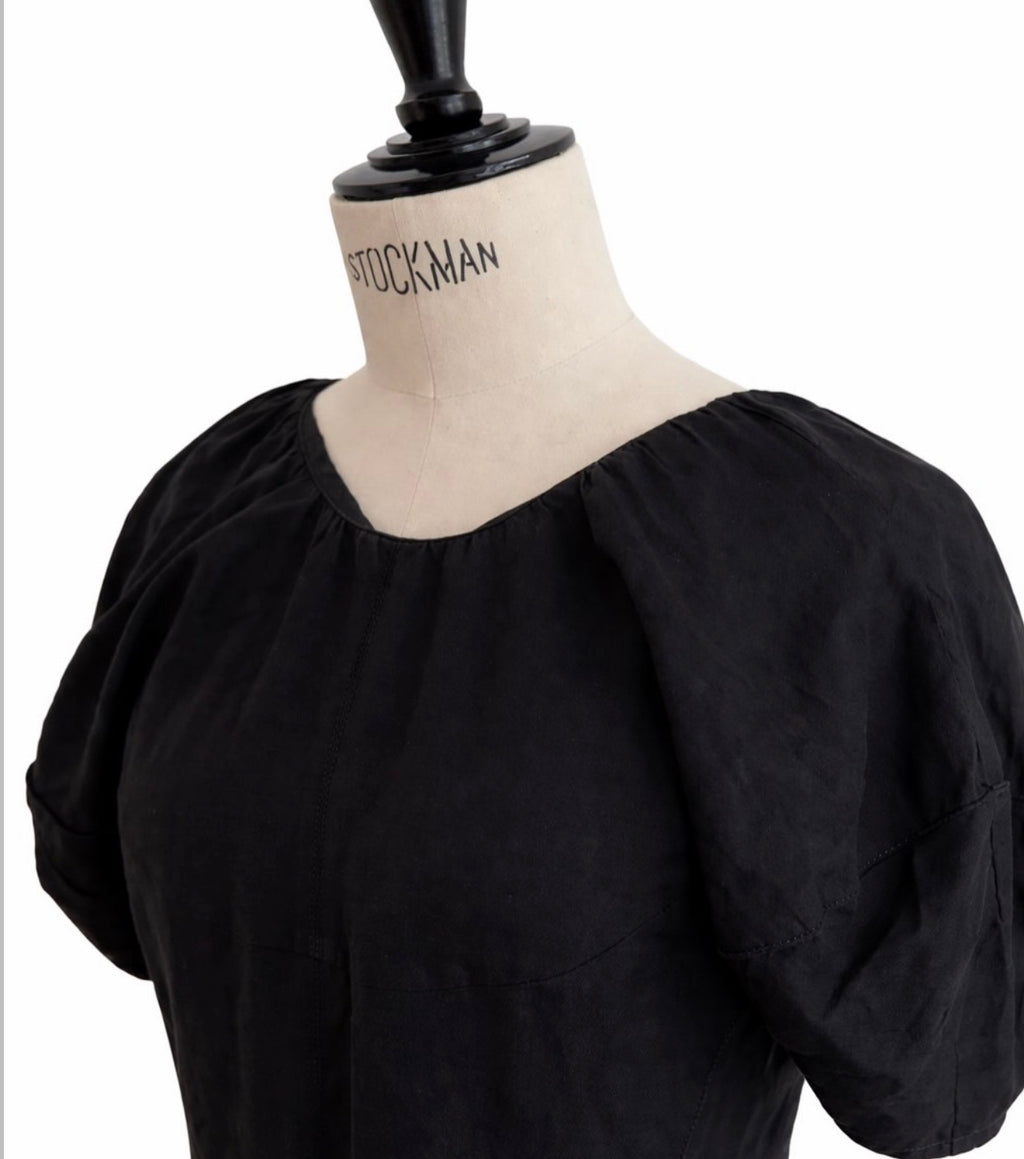 The Black Linen Dress