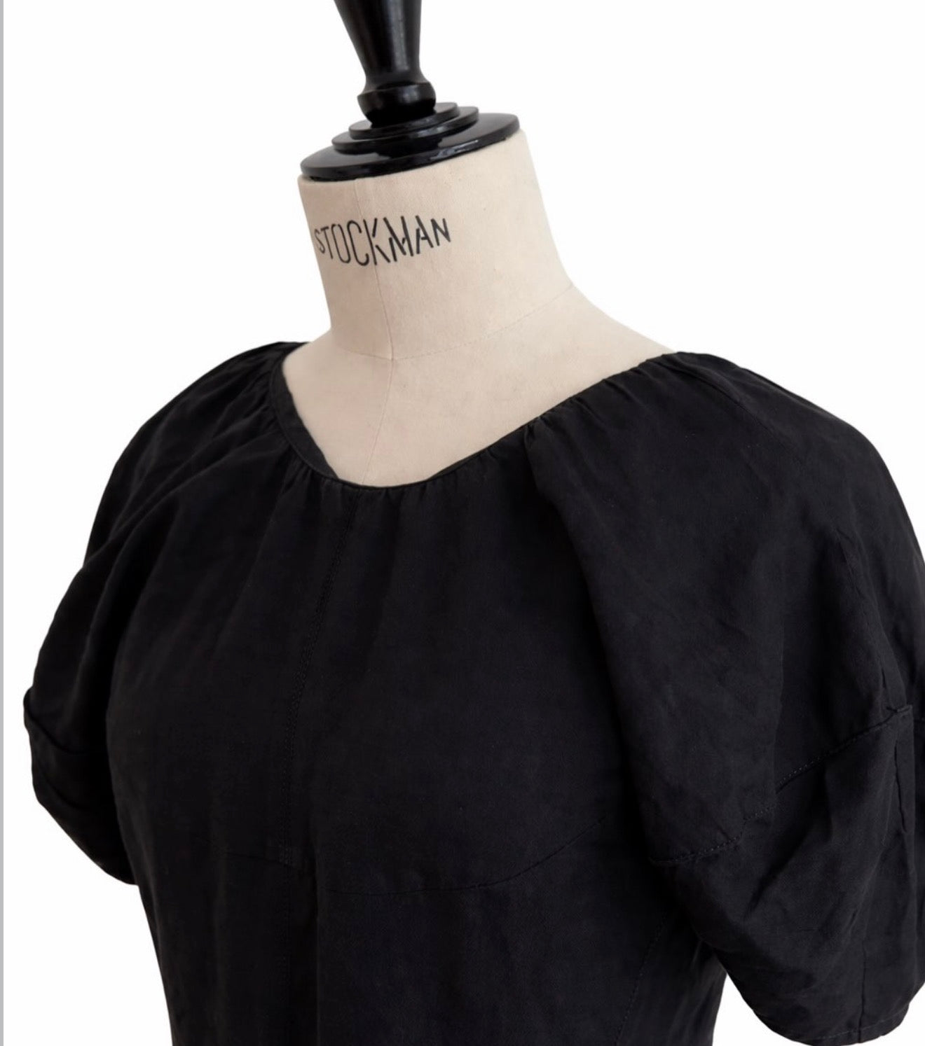The Black Linen Dress