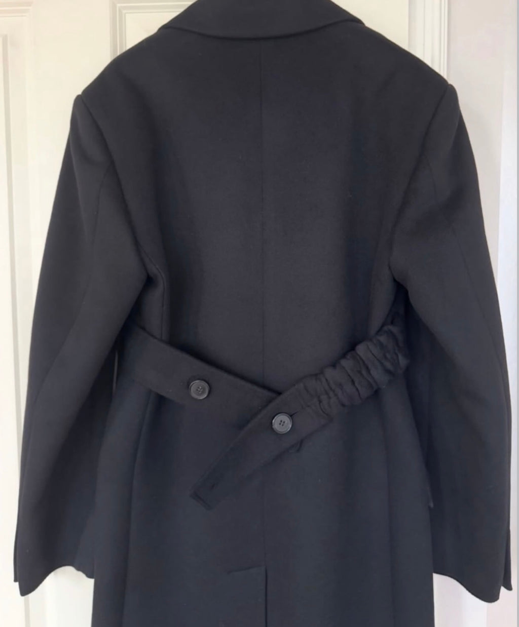 The Tuxedo Coat with Belted Detail