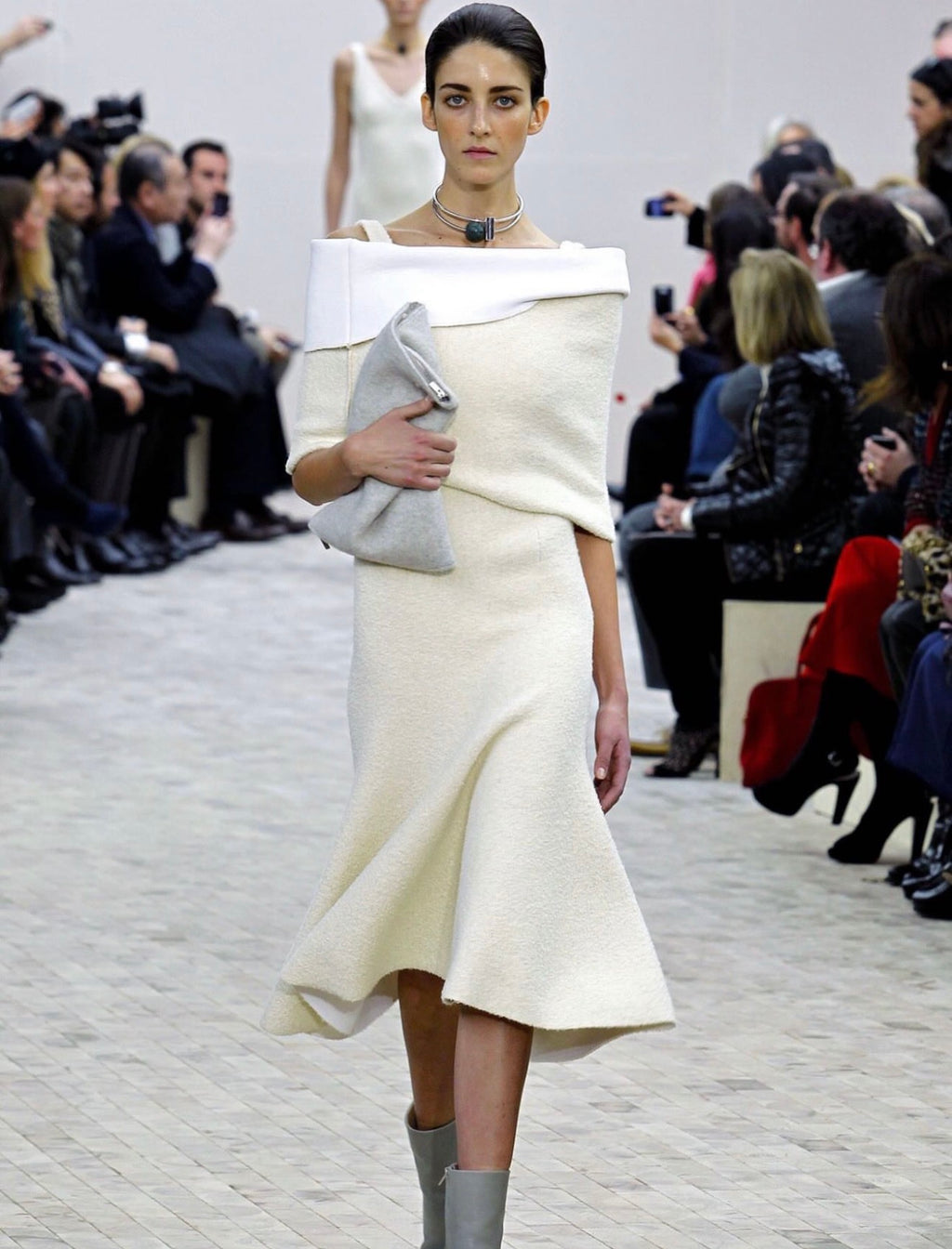 The Ad Campaign Alpaca Boucle Wool Dress