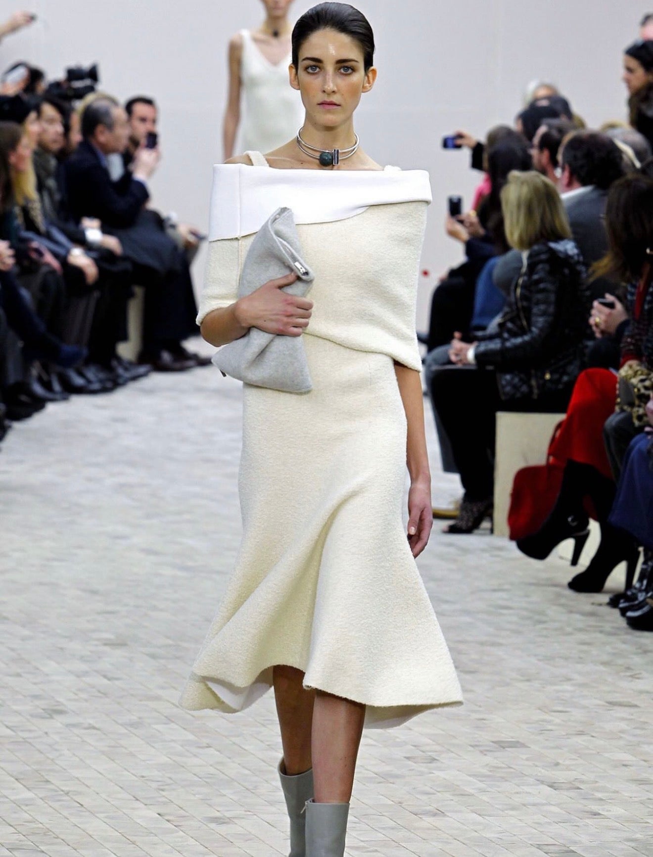 The Ad Campaign Alpaca Boucle Wool Dress