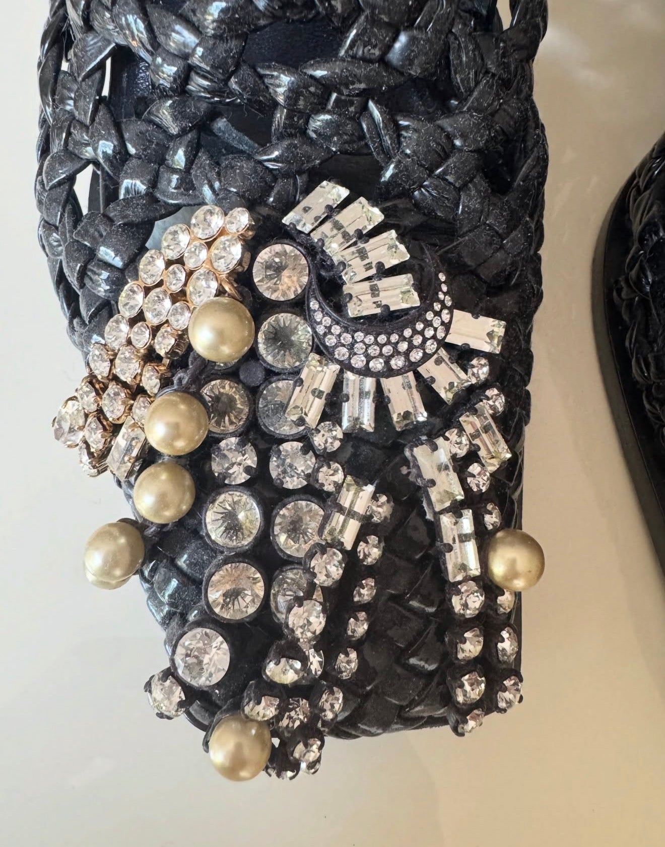 The Crystal & Pearls Jewel Pumps