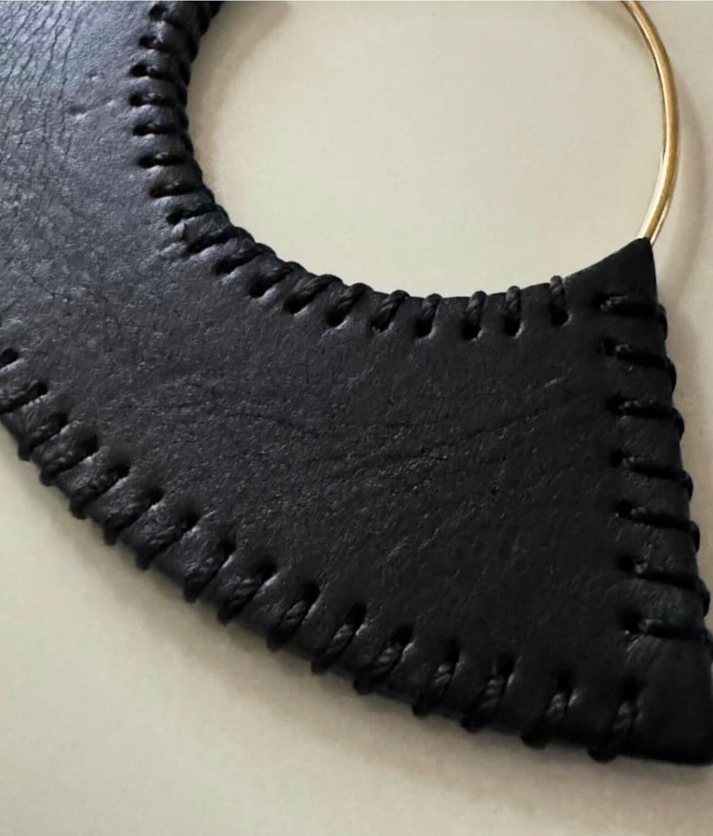 The Leather Swing Earrings