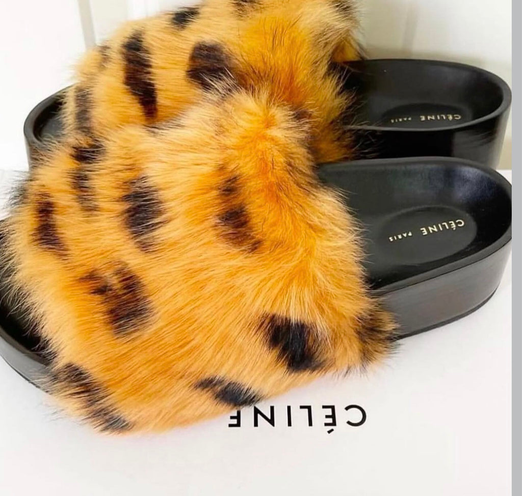 The Boxy Leopard Sandals