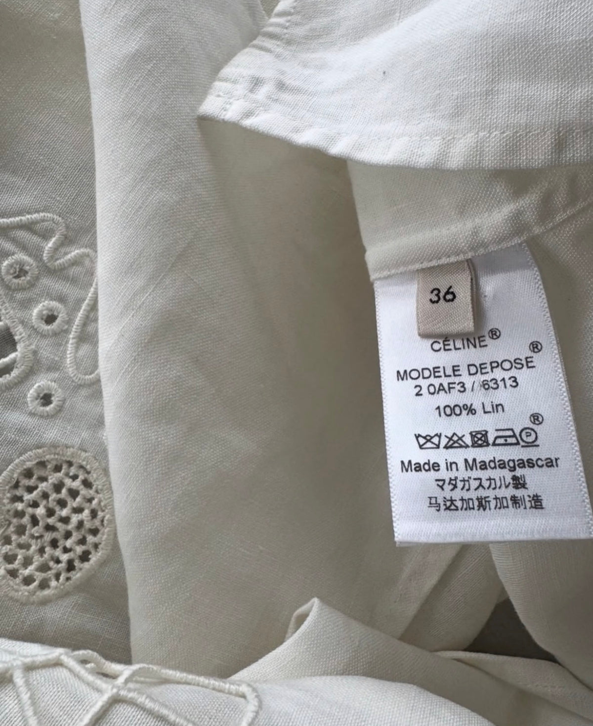 The White Embroidered Shirt