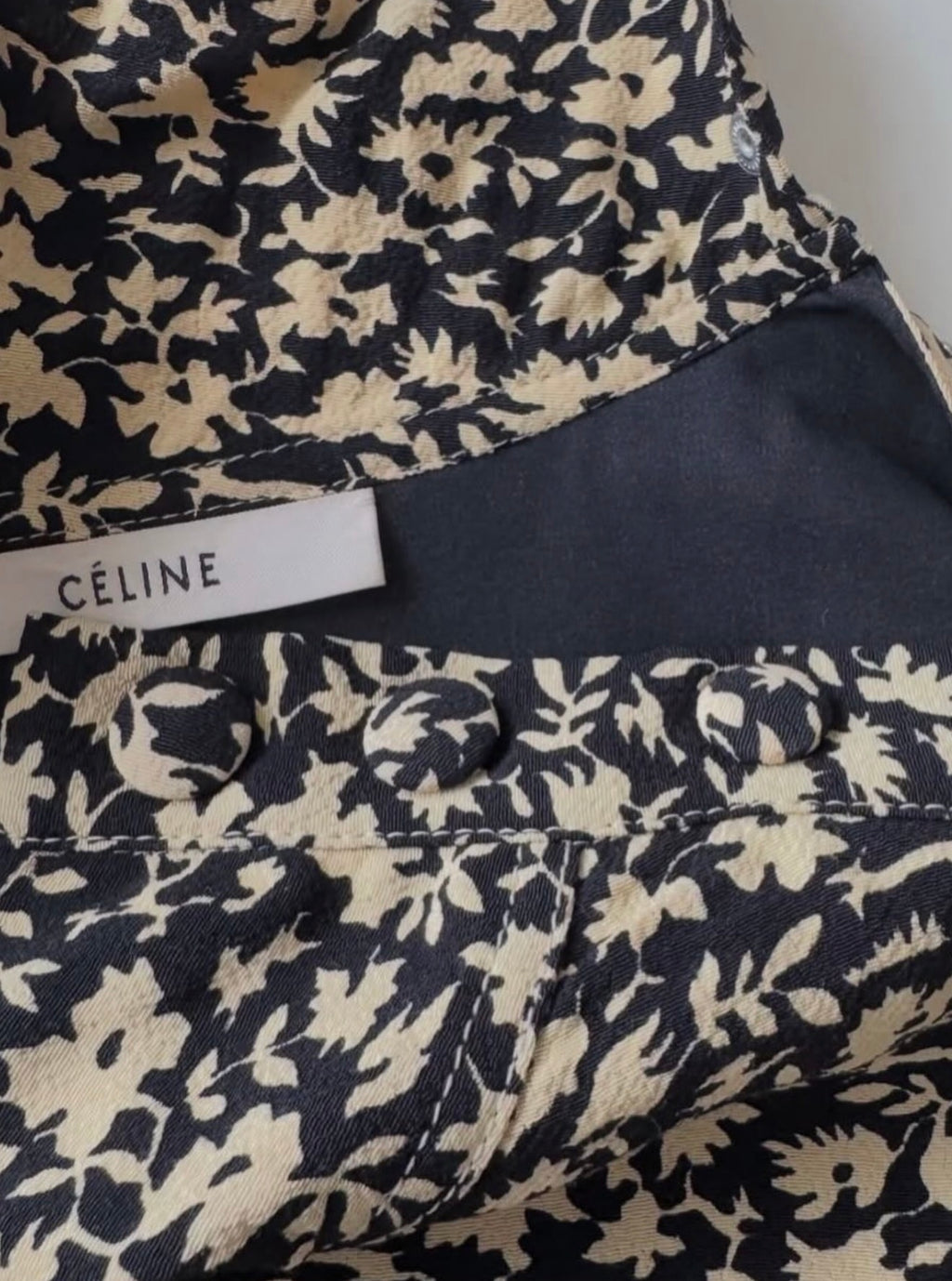 The Blouse in Flower Printed Viscose Crepe