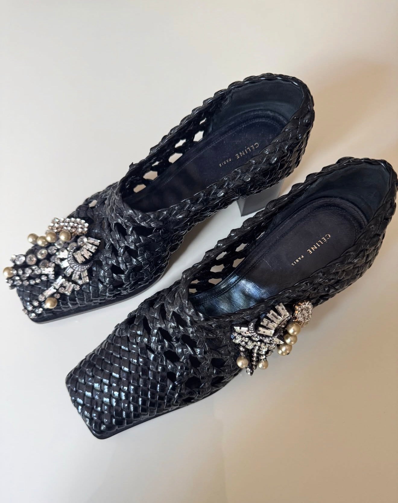 The Crystal & Pearls Jewel Pumps