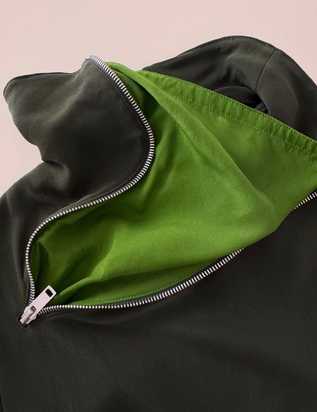 The Bottle Green Zipped Top