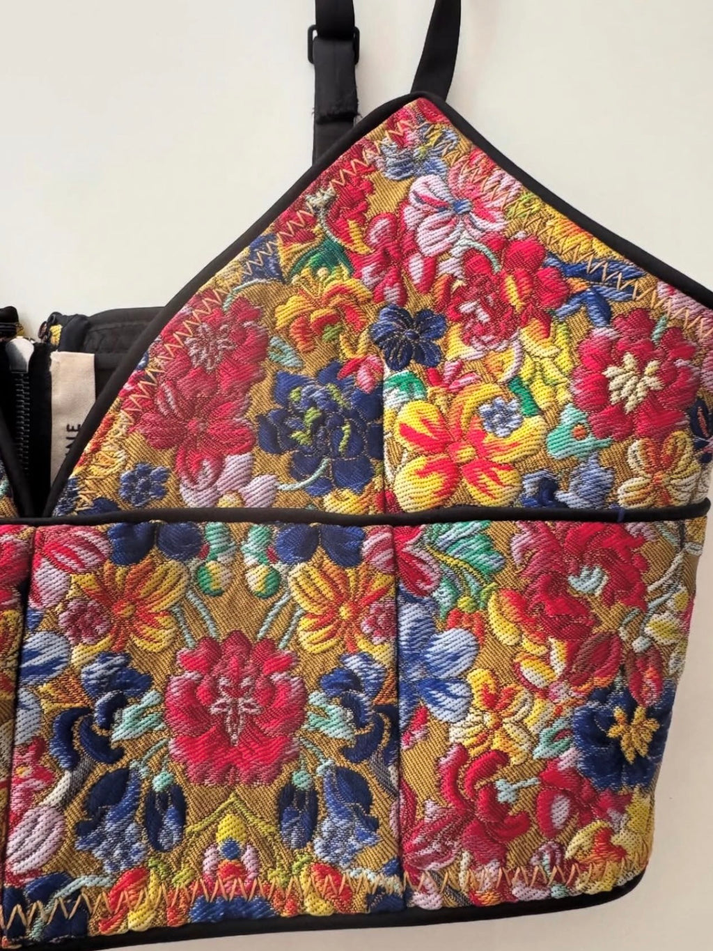 The Brocaded Floral Bra Top