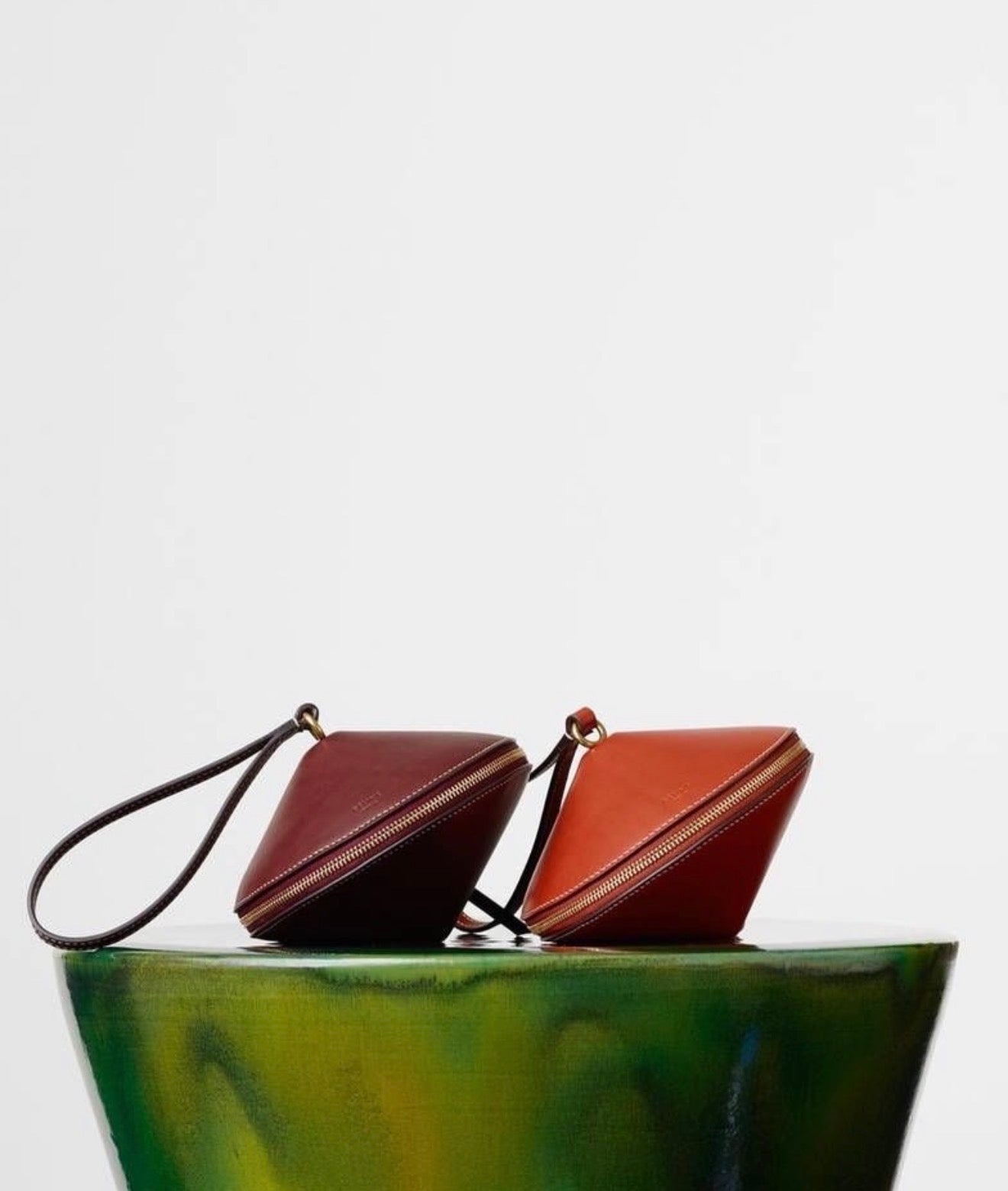 The Wonderland Fox Print Silk Foulard Purse Clutch